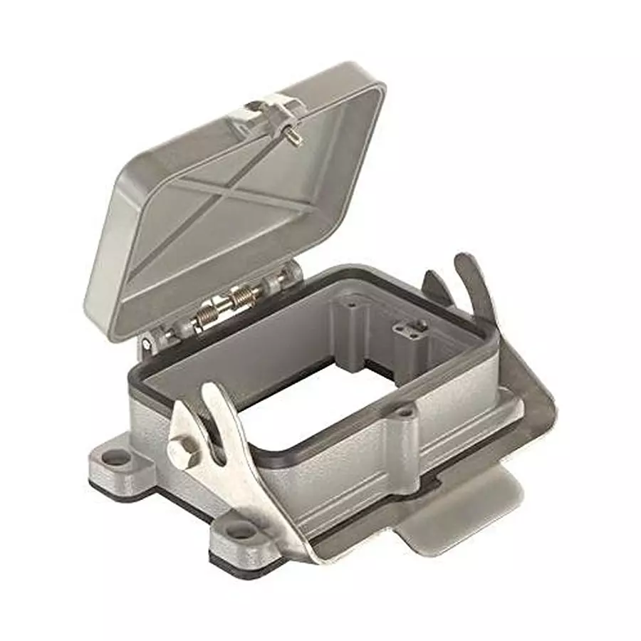 Harting Heavy Duty Hoods / Housings / Bases HEAVY DUTY CONN BASE, 1 LEVER, SIZE 48B, 09300480321