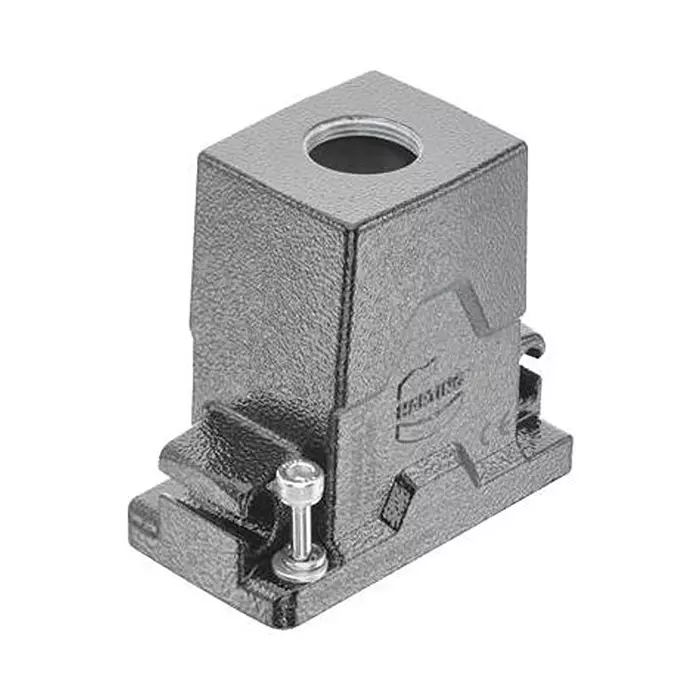 Harting Heavy Duty Hoods / Housings / Bases HEAVY DUTY HOOD, SCREW, SIZE 6B, ALUM, 19405060411