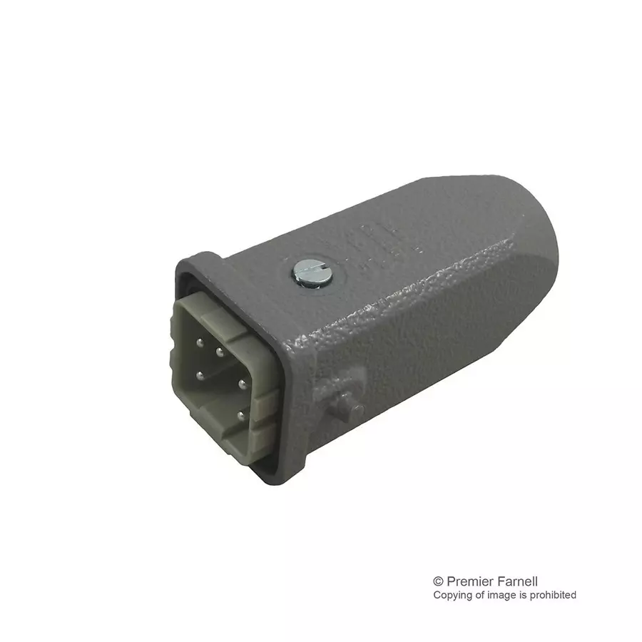 Harting Heavy Duty Connectors HOOD + MALE INSERT, TOP ENTRY, 4A, 66 30 226 001300