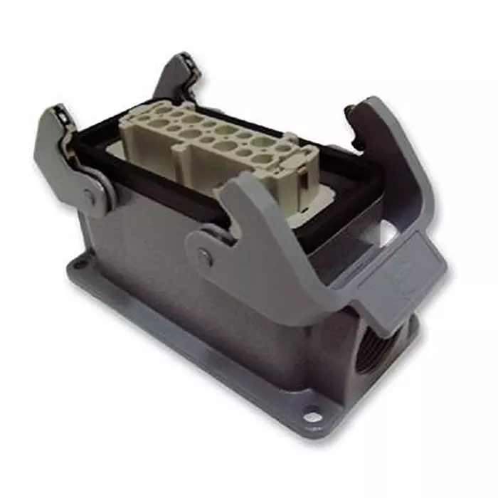 Harting Heavy Duty Connectors HOUSING, SURFACE+FEMALE INSERT, 10E, 66 30 226 004400