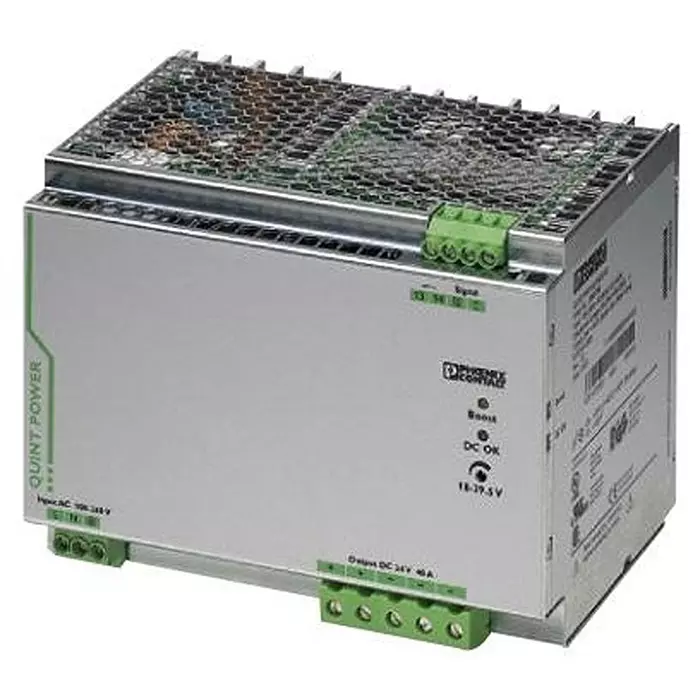 Phoenix Contact AC / DC DIN Rail Mount Power Supplies PSU, DIN RAIL, 24V, 40A, 2866789