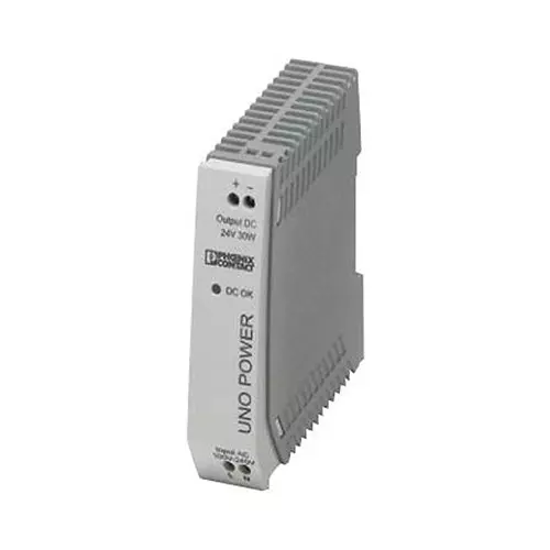Phoenix Contact AC / DC DIN Rail Mount Power Supplies POWER SUPPLY, AC-DC, 24V, 1.25A, 2902991