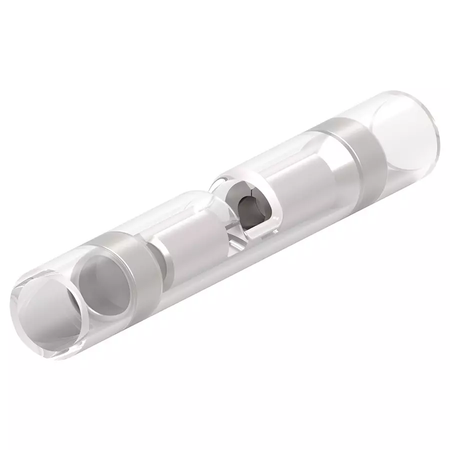 AMP - TE CONNECTIVITY TERMINAL, BUTT SPLICE, 24-20AWG, NATURAL, 323975 (Pack 10)