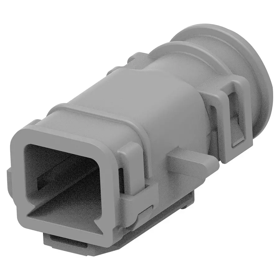 AMP - TE CONNECTIVITY COVER, TAB CONN, 2POS, BLK, PA, 2363714-2
