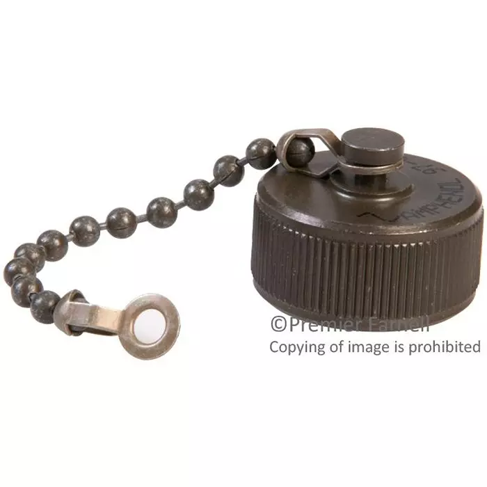 AMPHENOL INDUSTRIAL RECEPTACLE PROTECTION CAP, METAL, 9760-12