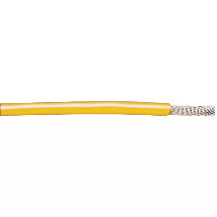 BELDEN HOOK UP WIRE, 100FT, 22AWG COPPER YELLOW, 9921 004100