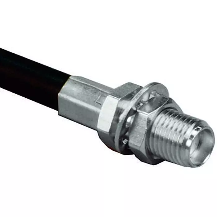 JOHNSON RF/COAXIAL, SMA BULKHEAD JACK, 50 OHM, CRIMP, 141-0303-412