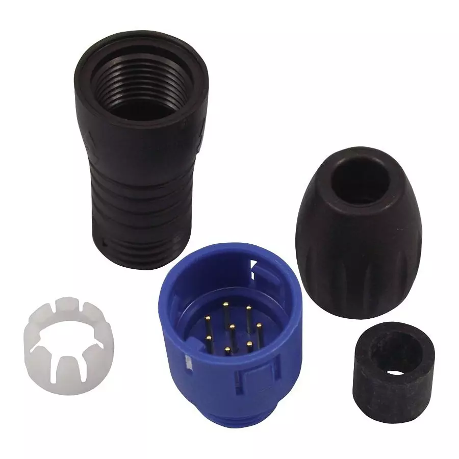 BINDER PLUG, FREE, 4-6MM, BLUE, 8WAY, 99-9125-60-08
