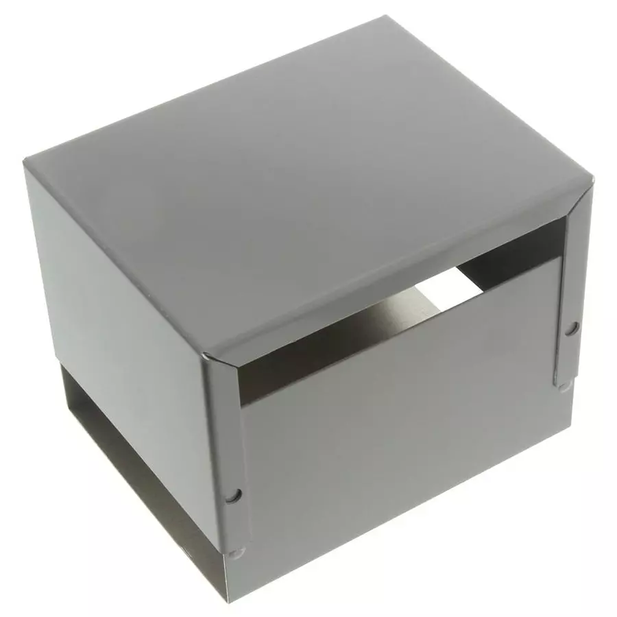 BUD ENCLOSURE, BOX, ALUMINIUM, GRAY, CU-2105-B