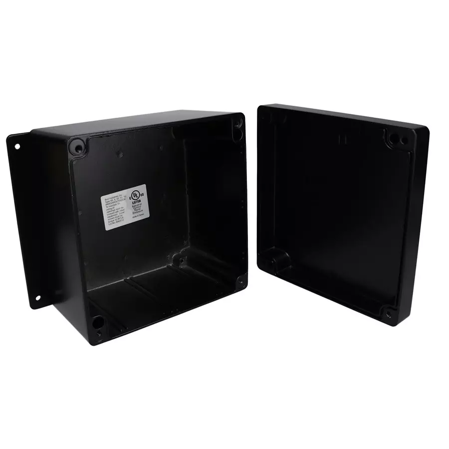BUD ENCLOSURE, WALL MOUNT, ALUMINIUM, BLACK, AN-2810-AB