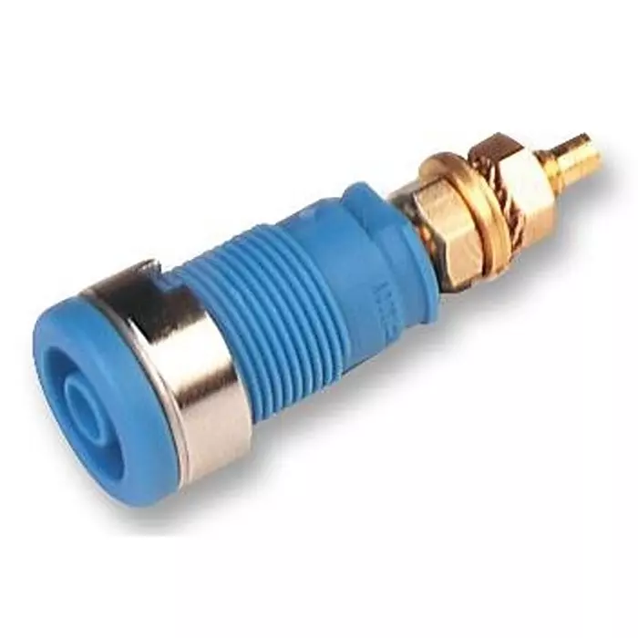 HIRSCHMANN SOCKET, 4MM, SAFETY, BLUE, MVL S, 972354102