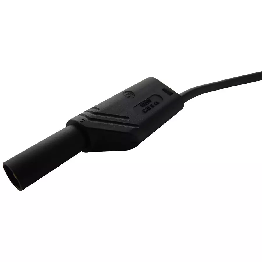 HIRSCHMANN TEST LEAD, BLK, 1M, 1KV, 32A, 934088100