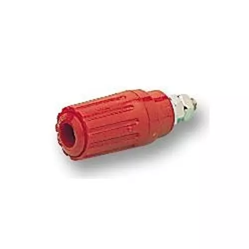 HIRSCHMANN SOCKET, 4MM, RED, PK5, MLS, 931714101 (Pack of 5)