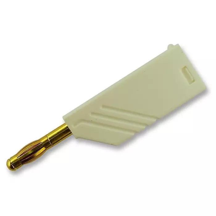 HIRSCHMANN TEST PLUG, 4MM, WHITE, MA 260, 934100707