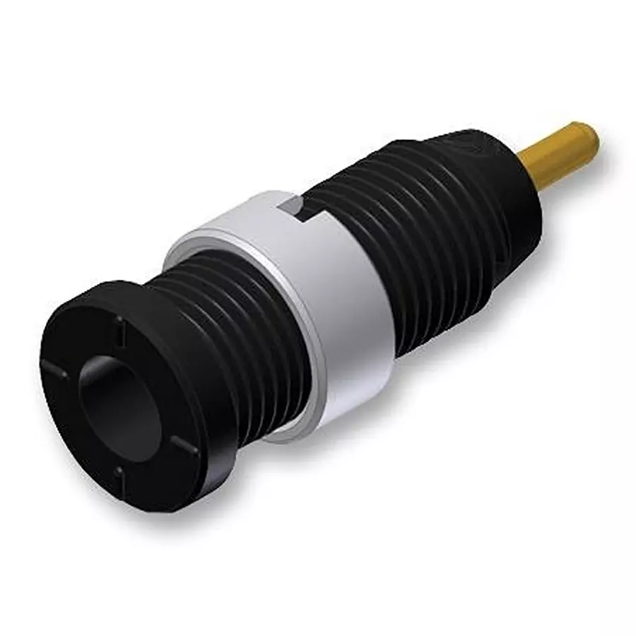 HIRSCHMANN SOCKET, SAFETY, 2MM, S1, BLACK, PRUEF, 975459700