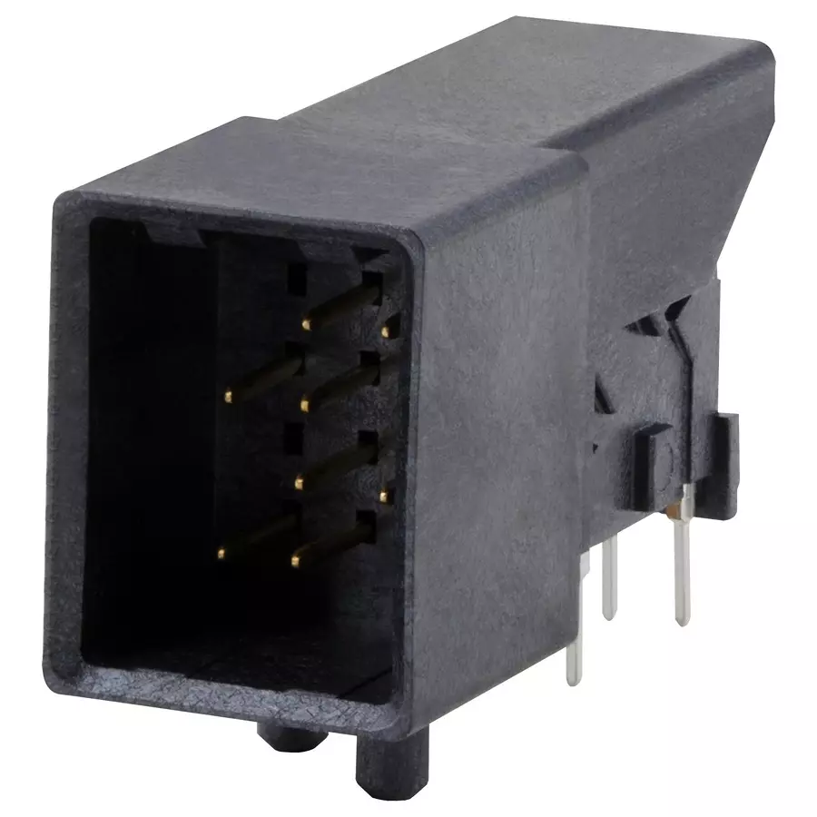 AMPHENOL COMMUNICATIONS SOLUTIONS CONNECTOR, I/O, PLUG, 8POS, TH, 10133085-101LF