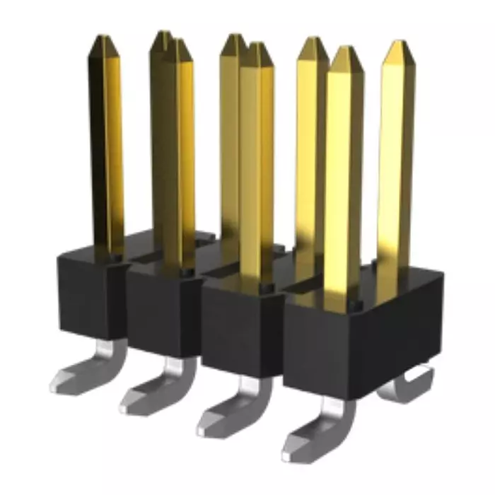 AMPHENOL COMMUNICATIONS SOLUTIONS CONNECTOR, HEADER, 6POS, 2ROW, 2.54MM, 54202-G0803ALF