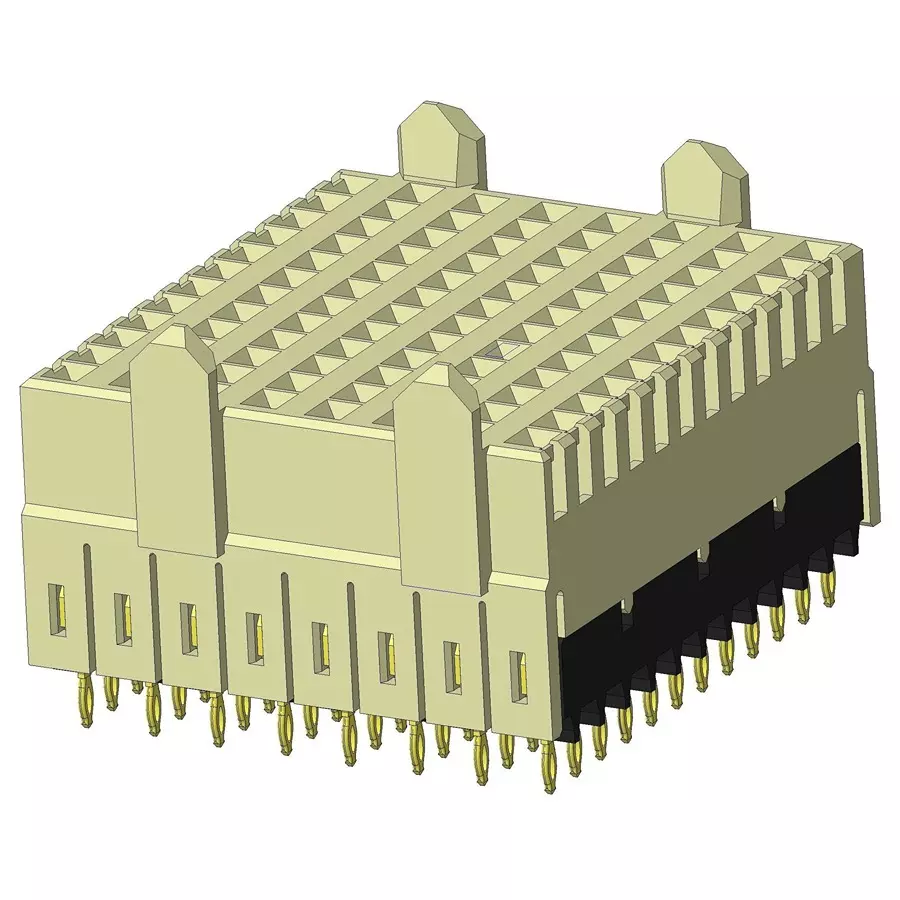 AMPHENOL COMMUNICATIONS SOLUTIONS BACKPLANE CONN, RCPT, 96POS, 12ROW, 10126796-102LF