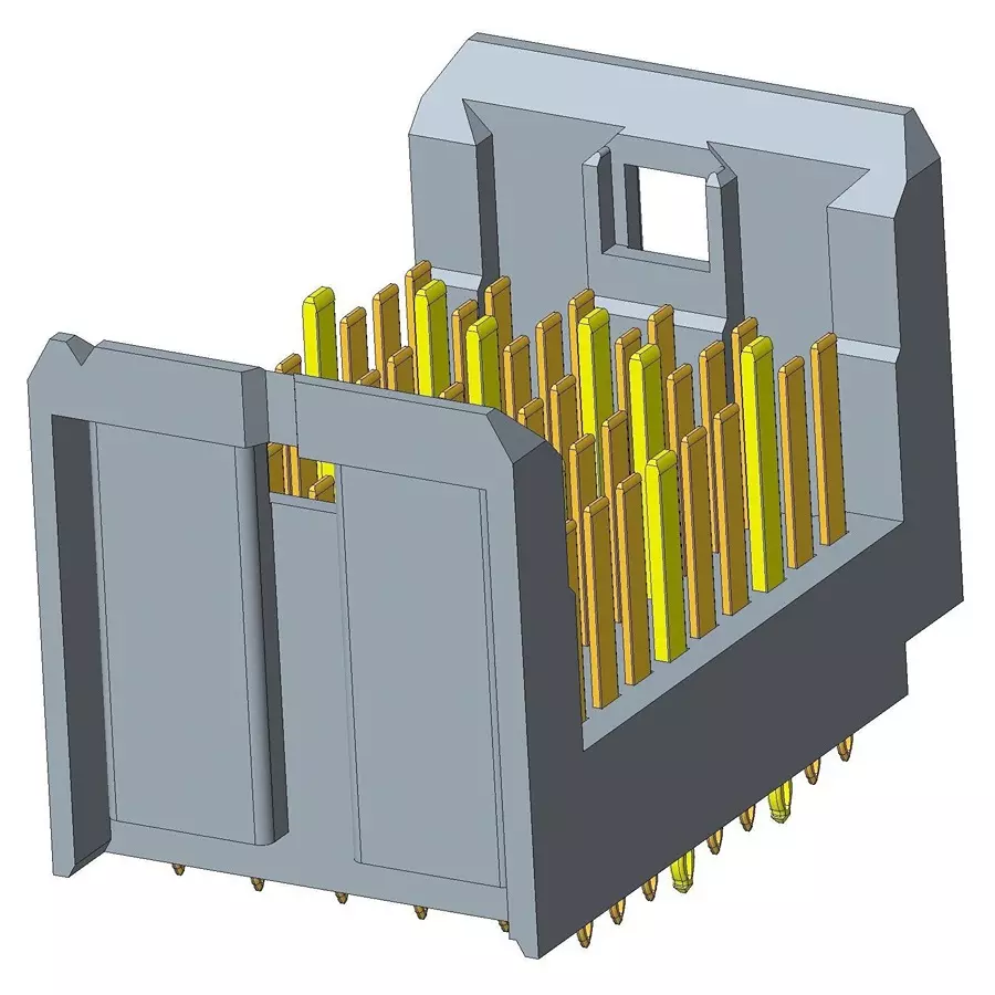 AMPHENOL COMMUNICATIONS SOLUTIONS BACKPLANE CONN, HEADER, 54POS, 9ROW, 10123358-101LF