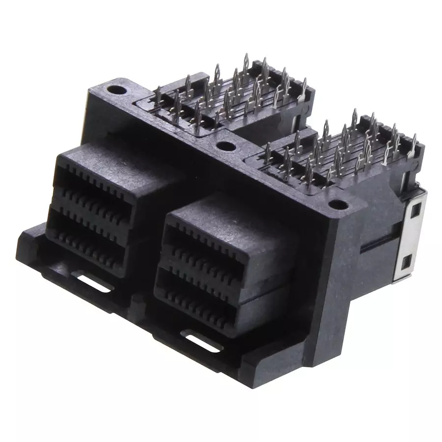AMPHENOL COMMUNICATIONS SOLUTIONS I/O CONN, MINI SAS HD, R/A RCPT, 72POS, G40H12331HR
