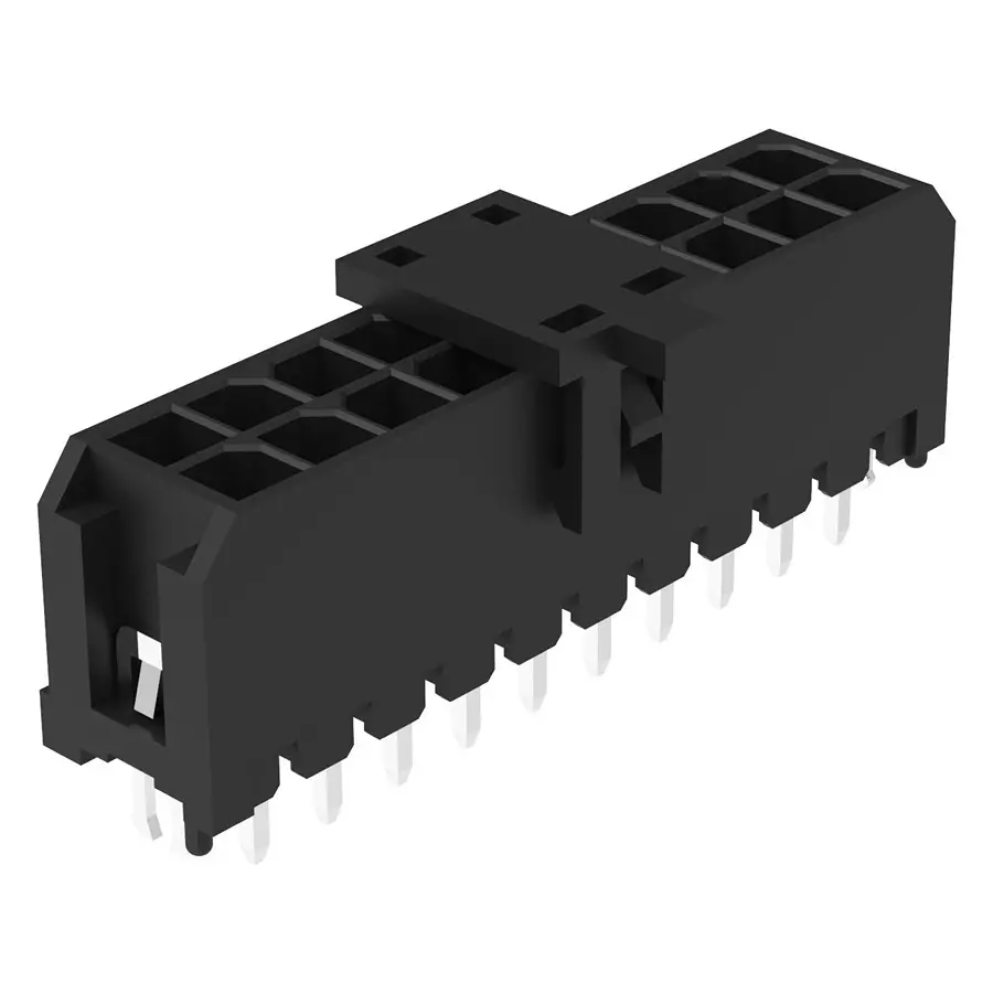 AMPHENOL COMMUNICATIONS SOLUTIONS CONN, HEADER, 20POS, 2ROW, 3MM, THT, G88MP201028CREU