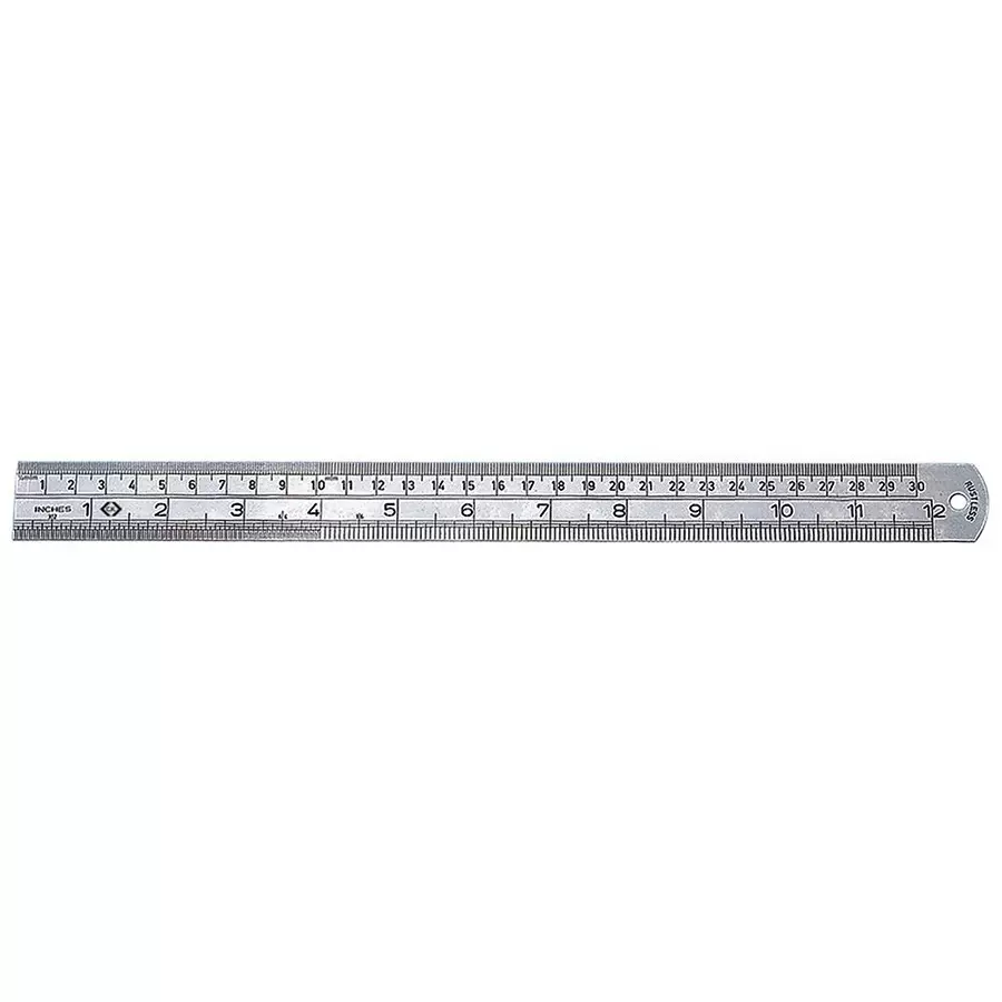 CK TOOLS RULE, STEEL, 300MM / 12", T3530 12