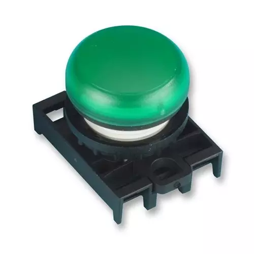 EATON MOELLER FLUSH LIGHT, GREEN, M22-L-G+M22-A