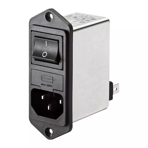 SCHAFFNER - TE CONNECTIVITY FILTER, 4A, 2 FUSE, SNAP IN, 800353-SF