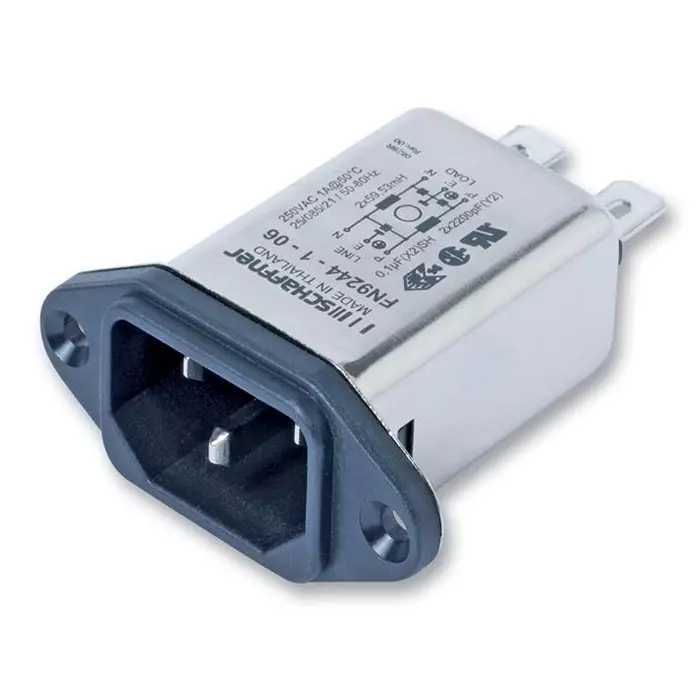 SCHAFFNER - TE CONNECTIVITY IEC INLET,FN9244, MEDICAL, 10A, 803291-SF