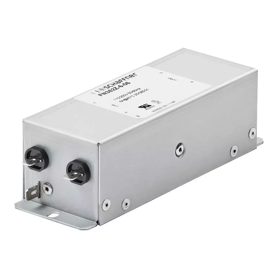 SCHAFFNER - TE CONNECTIVITY POWER LINE FILTER, 1 PHASE, 6A, 250VAC, 800294-SF