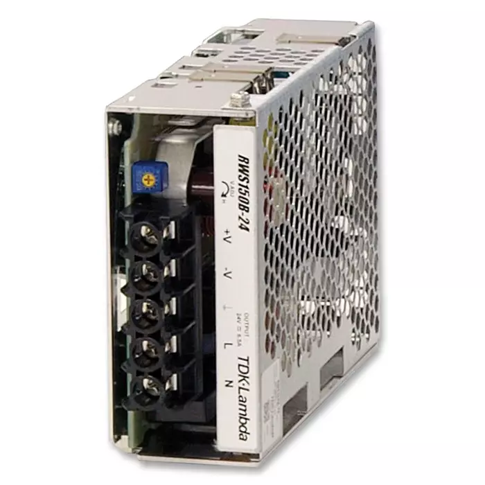 TDK-LAMBDA AC-DC CONV, 1 O/P, 24V, 6.5A, 156W, RWS150B-24