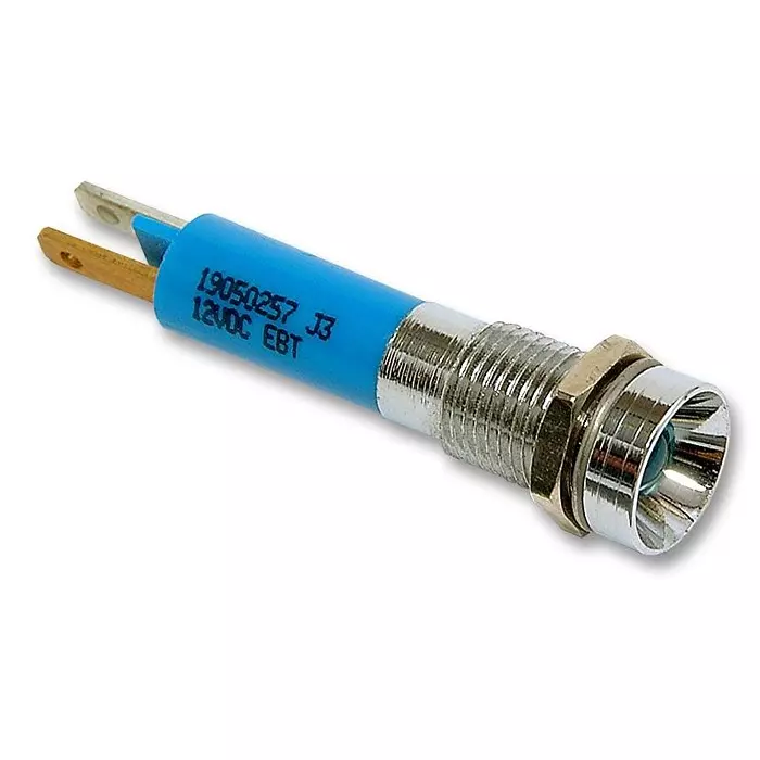CML INNOVATIVE TECHNOLOGIES LED INDICATOR, 24V, BLUE, 19050357