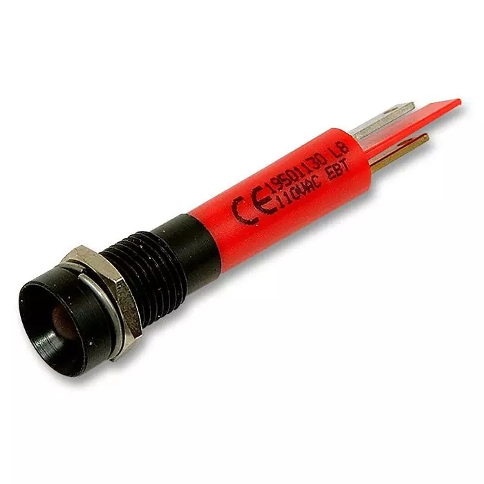 CML INNOVATIVE TECHNOLOGIES LED INDICATOR, 230V, RED, 19501230
