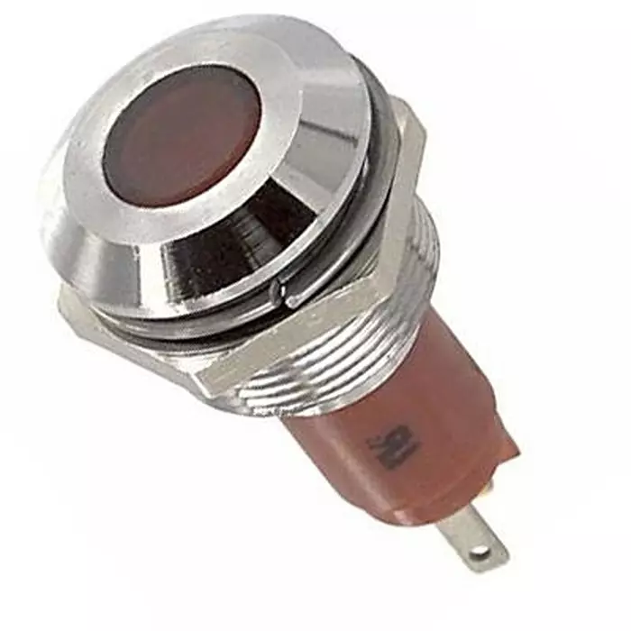 CML INNOVATIVE TECHNOLOGIES PANEL MOUNT INDICATOR, LED, 19MM, RED, 24V, 19710350