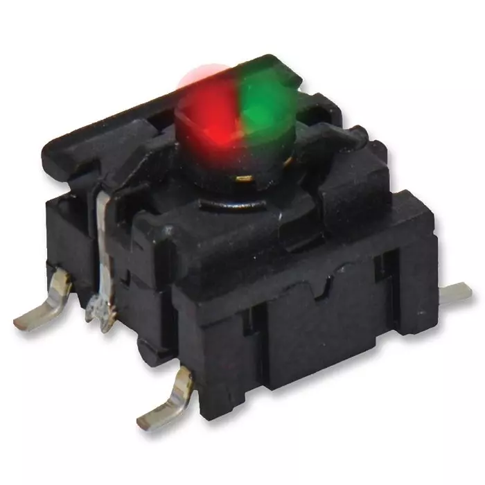 MULTIMEC Switch, Smd, Ip67, 3.5N, Red/Grn Led, 5GSH9358222