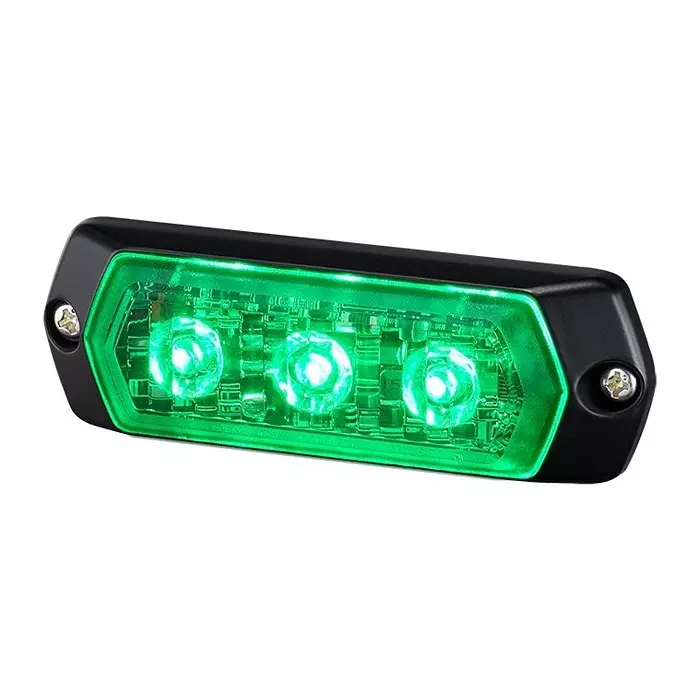 PATLITE (U.S.A.) Warning Light, Green, 24Vdc, 7.2W, LPT-1M1-G