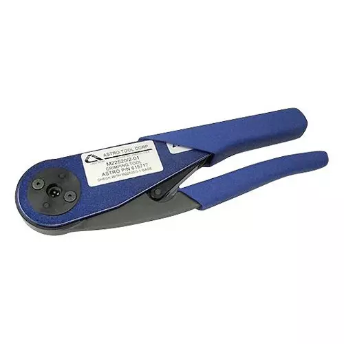 ASTRO TOOL Crimp Tool, Ratchet, 8 Step, 28-20Awg, M22520/2-01.