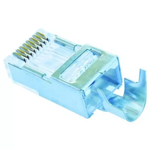 PLATINUM TOOLS Shielded Ez-Rj45R For Cat5E & Cat6 With External Ground - 50 Pack Jar, 202022J