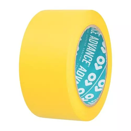 ADVANCE TAPES Protective Film Tape, Pvc, 33M X 50Mm, AT66 YELLOW 33M X 50MM