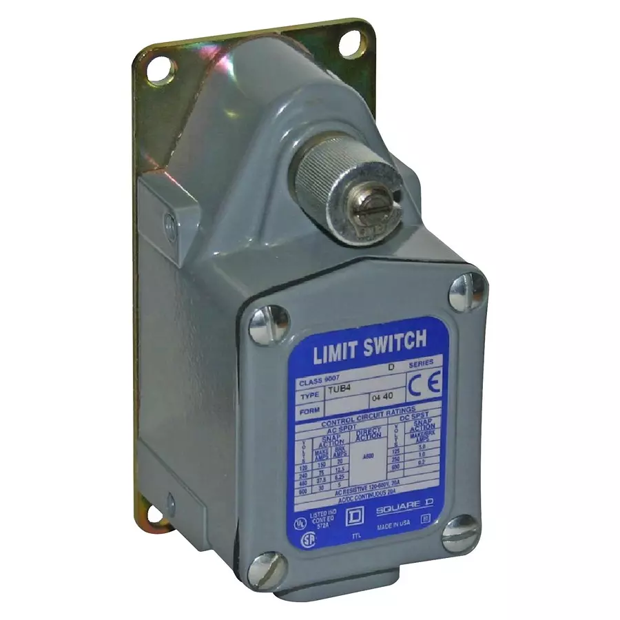 SQUARE D BY SCHNEIDER ELECTRIC Limit Sw, Spdt, 20A, 600V, 9007TUB4M11