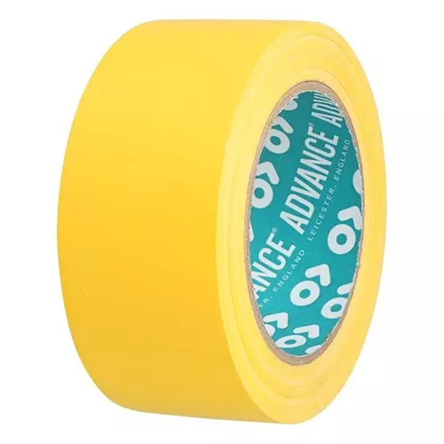 ADVANCE TAPES Floor Marking Tape, Pvc, 33M X 50Mm, AT8 YELLOW 33M X 50MM