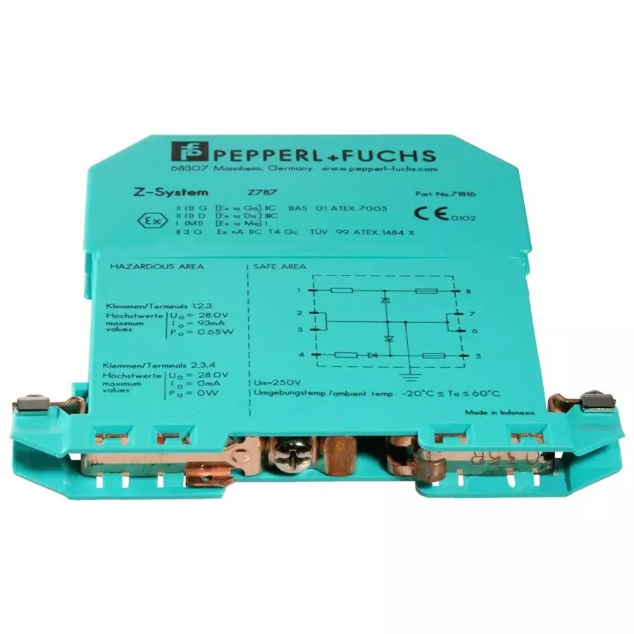 PEPPERL+FUCHS PA Zener Barrier, Z787