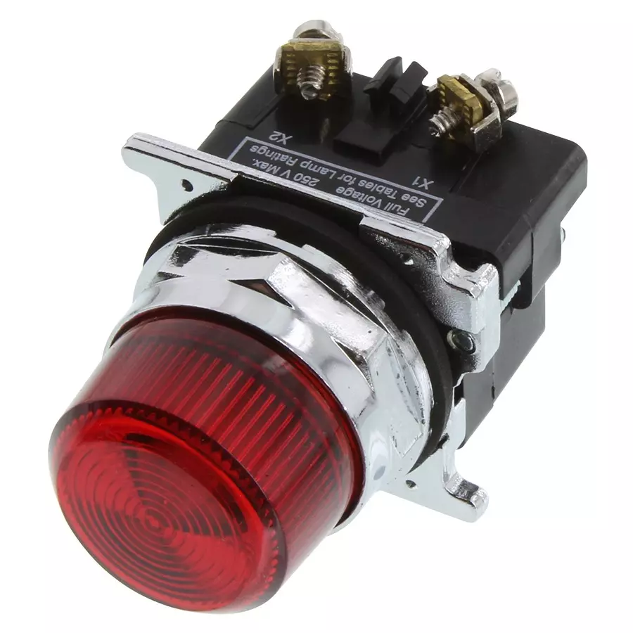 EATON CUTLER HAMMER LED PANEL INDICATOR, RED, 30.5MM, 24V, 10250T197LRP24