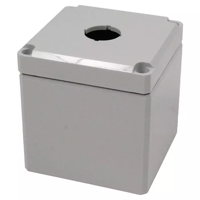 NVENT HOFFMAN ENCLOSURE, PUSHBUTTON, 1 HOLE, PC, Q1PBPCDM