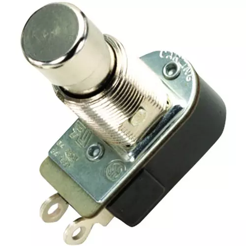 CARLING TECHNOLOGIES SWITCH, PUSHBUTTON, SPST, 6A, 250V, 111-16-P