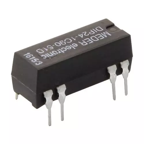 STANDEXMEDER RELAY, REED, SPDT, 100V, 0.2A, THT, DIP24-1C90-51D