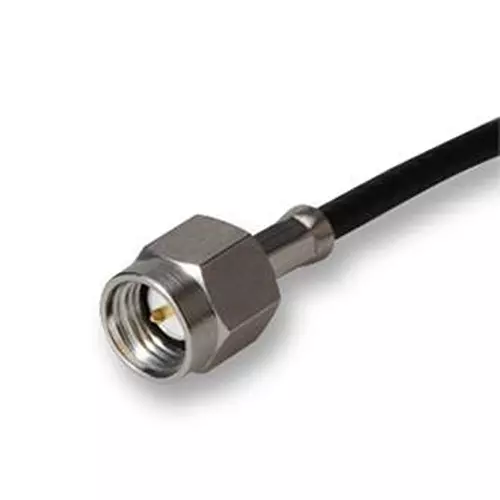 HUBER+SUHNER RF COAXIAL, SMA, PLUG, 50 OHM, CABLE, 11"SMA-50-2-111/133"NE