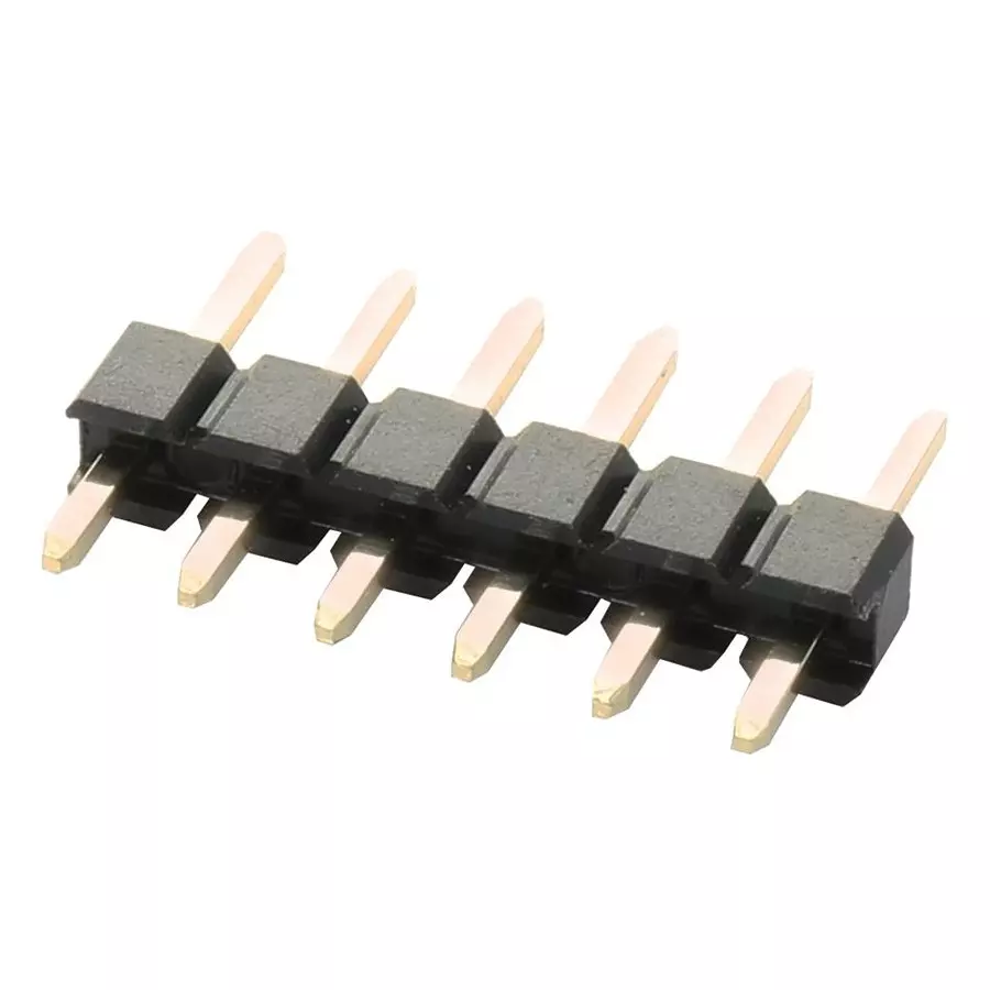 GCT CONNECTOR, HEADER, 6POS, 1ROW, 2.54MM, BG030-06-A-0450-0300-N-G (Pack of 100)