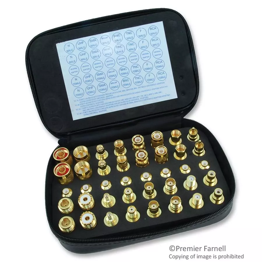 L-COM PREMIUM RF/COAXIAL ADAPTOR KIT, BAK400