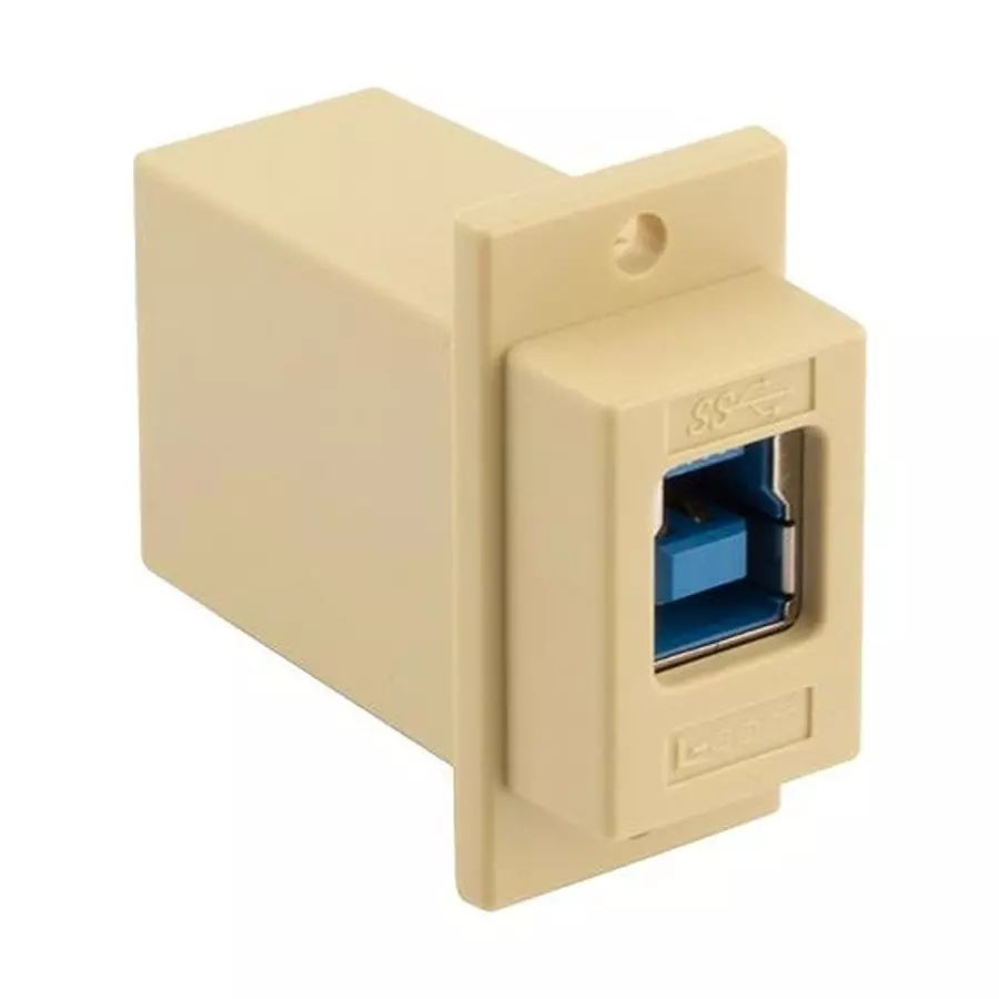 L-COM USB COUPLER, 3.0 TYPE B RCPT-A RCPT, ECF504-3BA-IVY